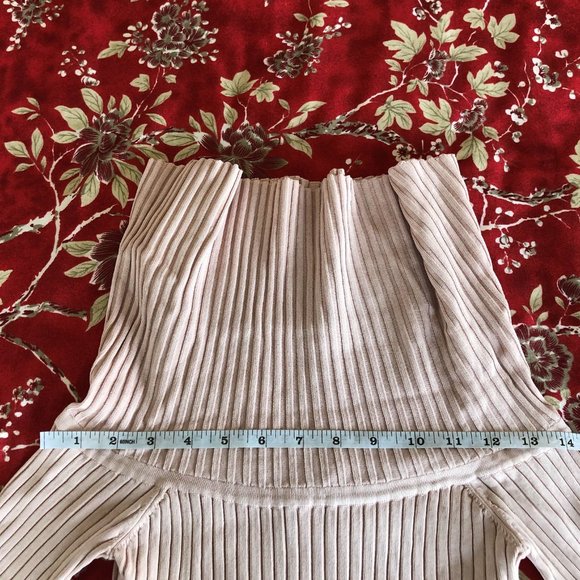 BCBGMaxAzria “Risa” Long Sleeve Off-The-Shoulder Top XXS - Picture 10 of 16